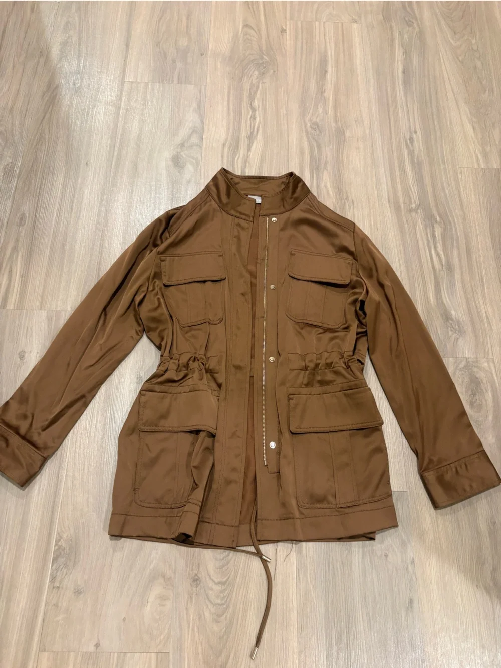 Chico's Chocolate Brown Utility Jumpsuit